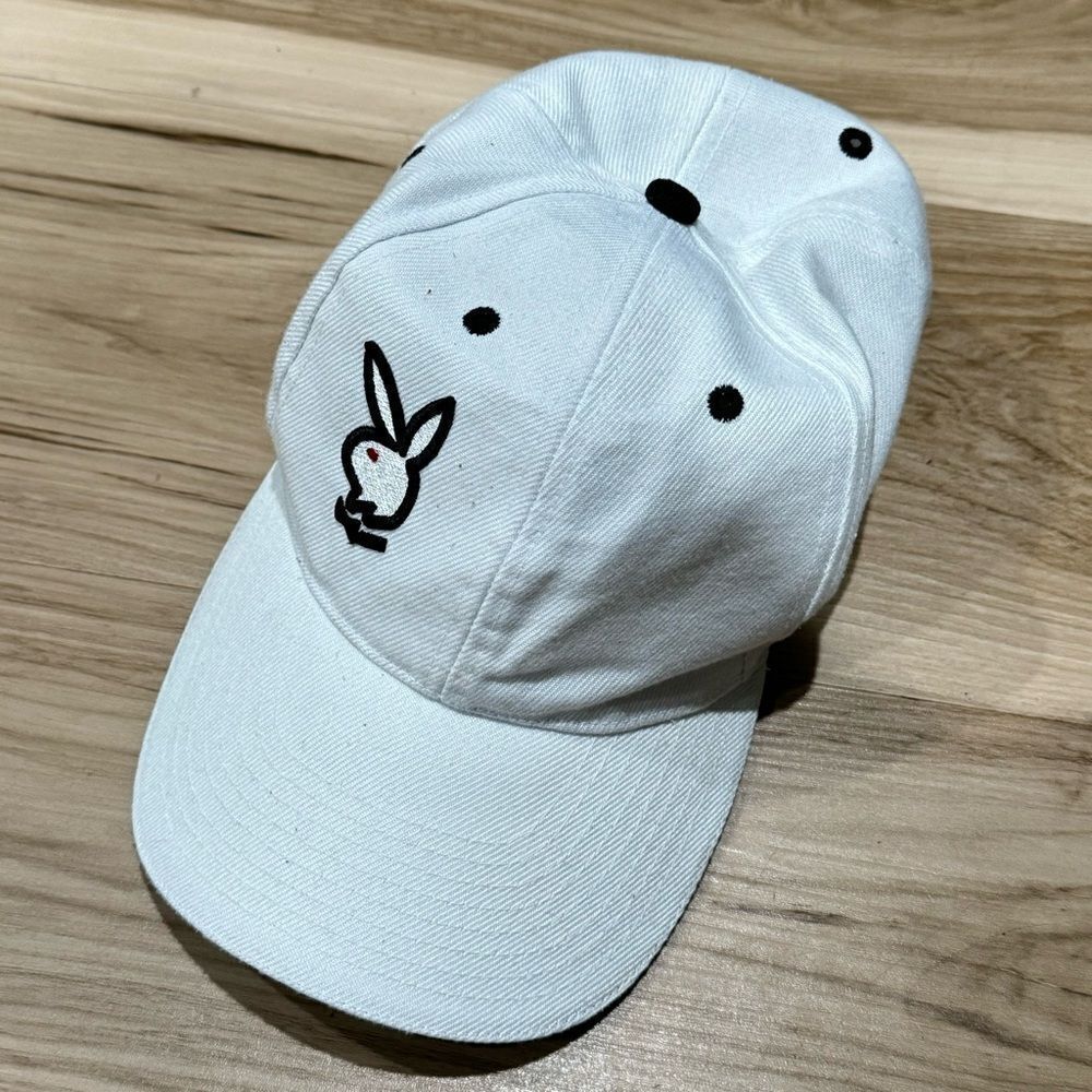 Playboy Y2K White Bunny Hat
